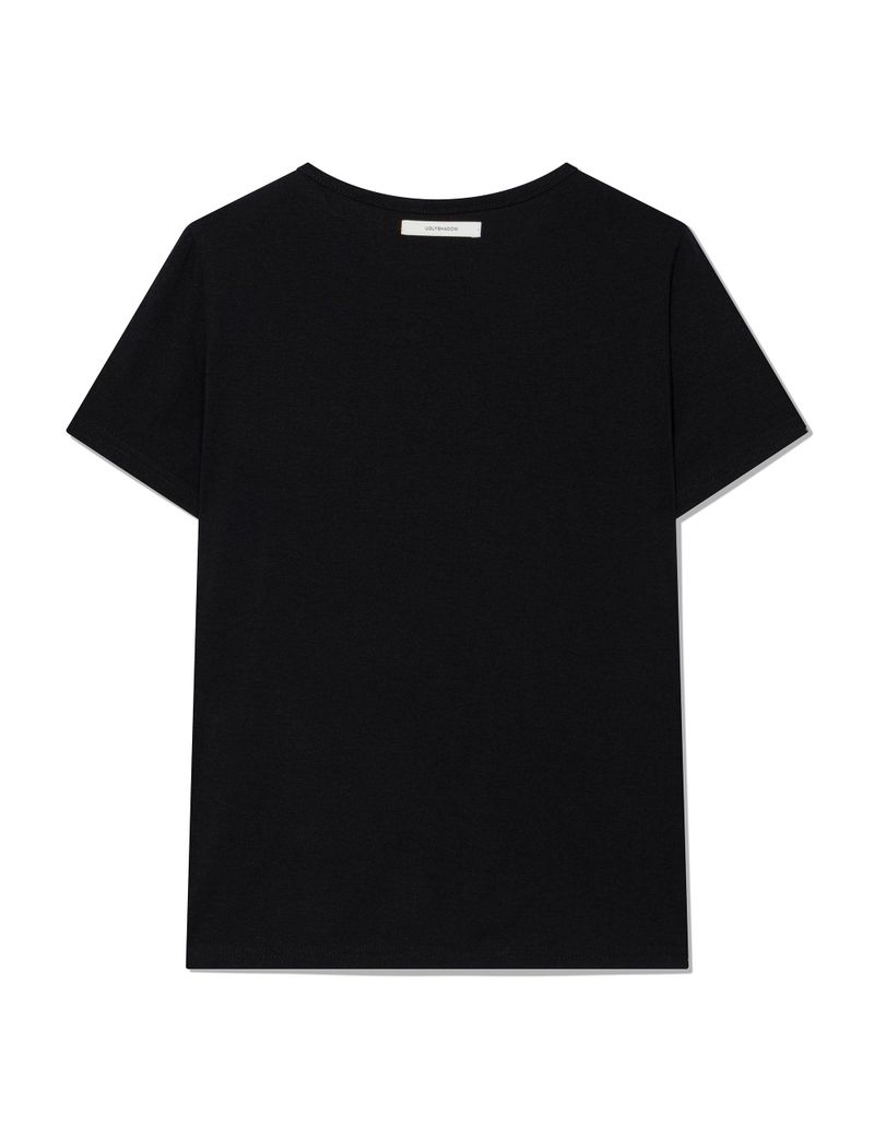 RIBBON T-SHIRT(BLACK)