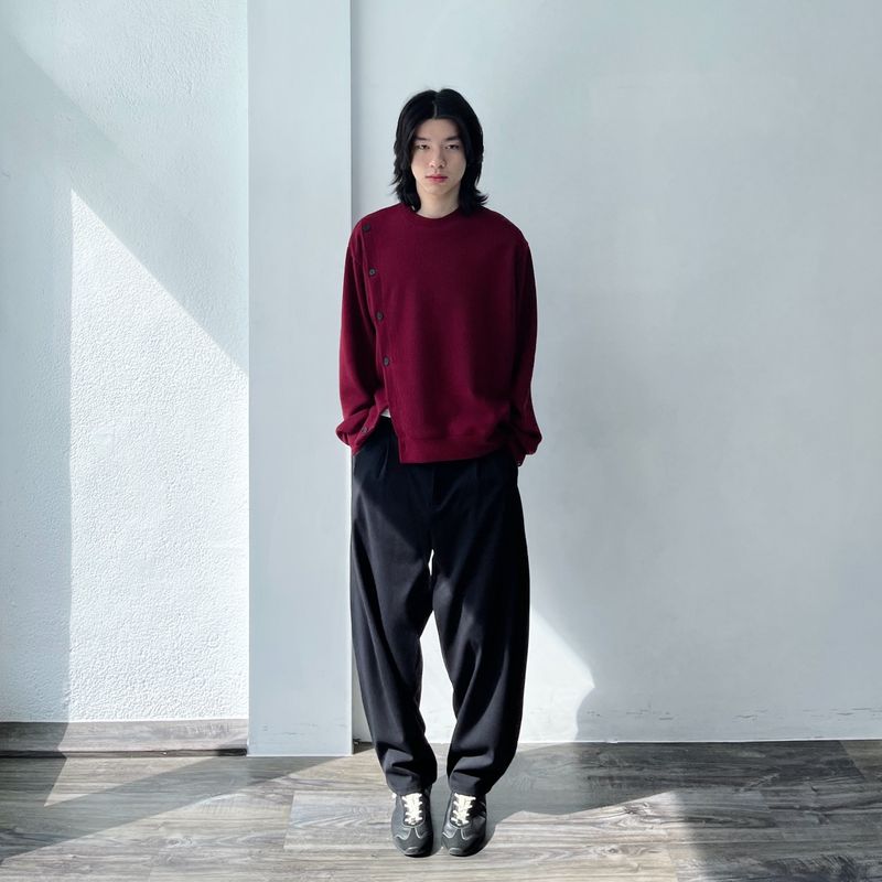 Shadow Drape Pleated Pants
