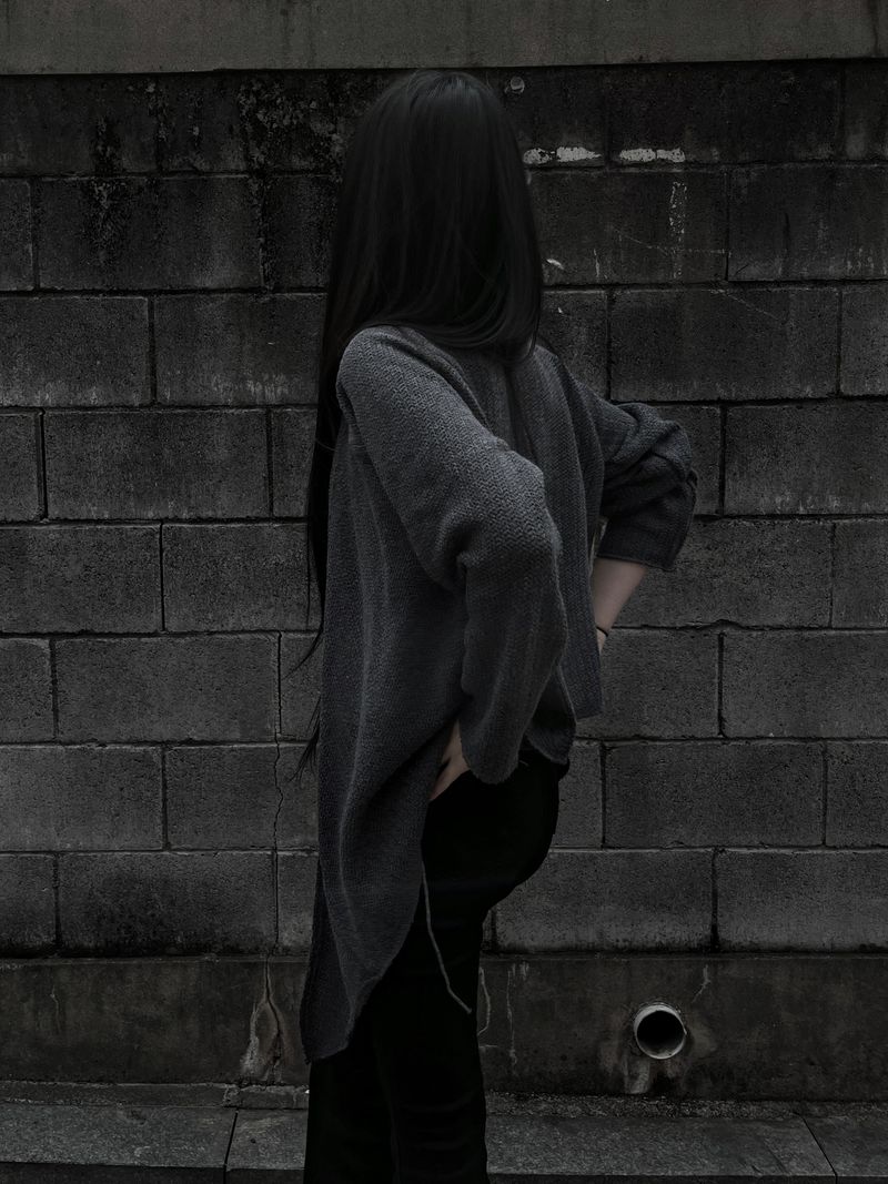 strap frey knit cardigan (2color)
