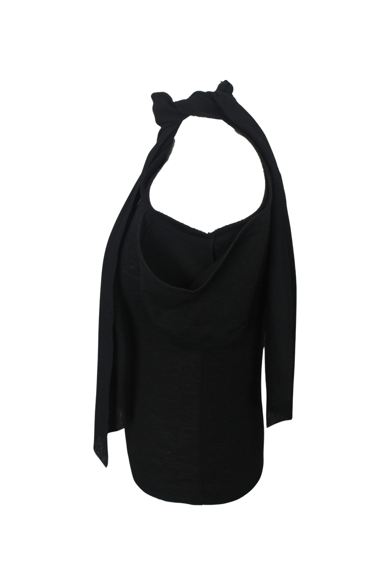 Halter open shoulder T (3color)