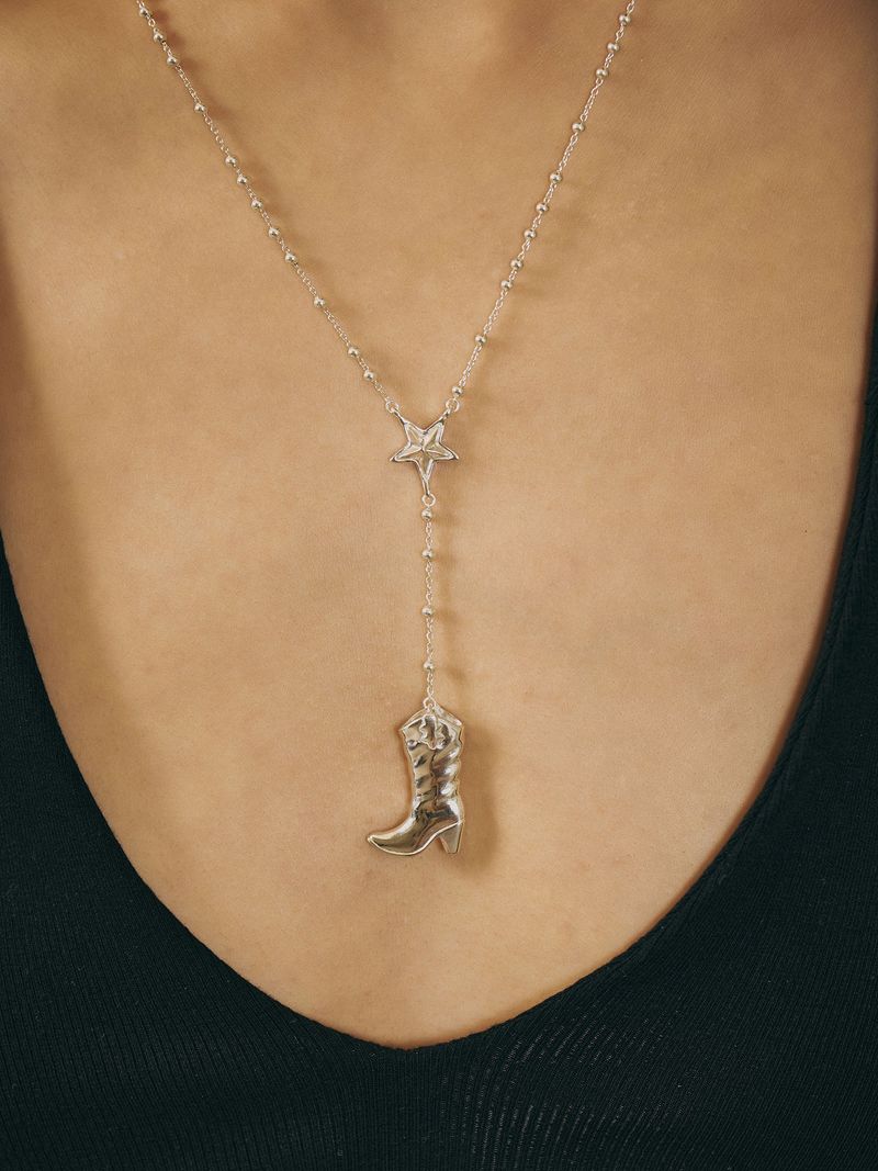 SALTYPIECE（ソルティピース）の「COWGIRL'S BOOTS ROSARIO NECKLACE（Accessories）」