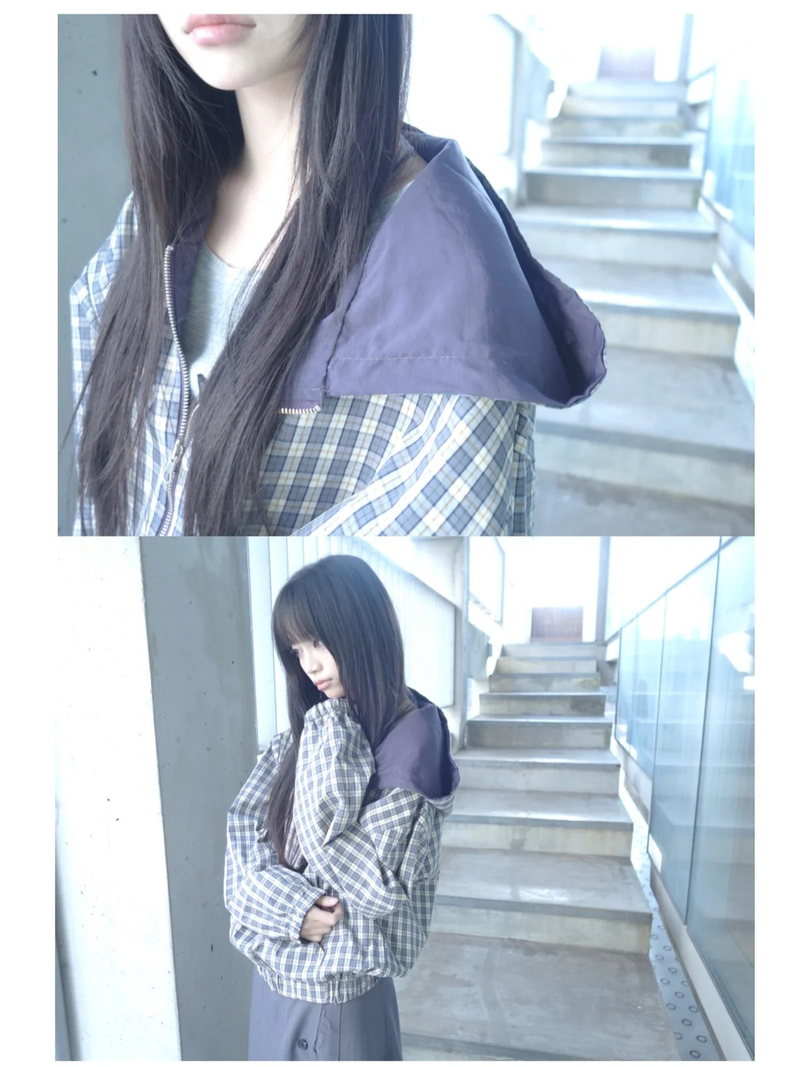 crinkle reversible jacket