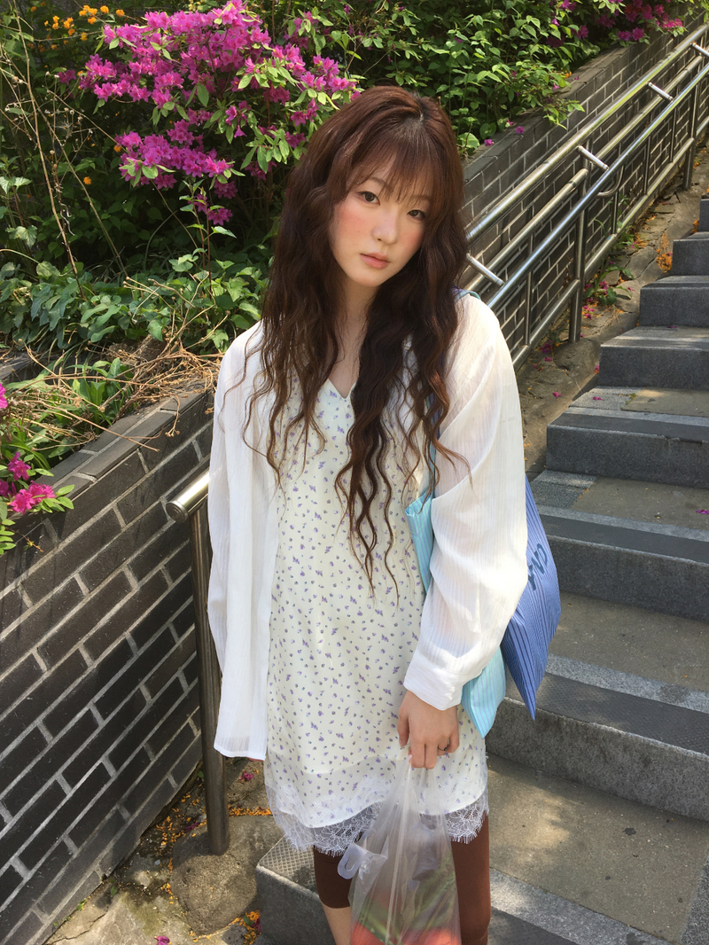 Marley Stripe Sheer Shirt (2color)