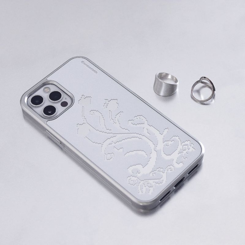 [MADE] Pixel bloom mirror case (Tulip)