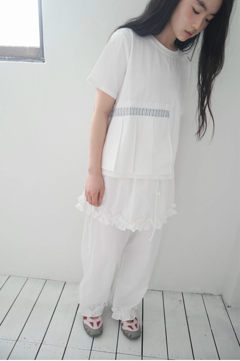 half pleats T (2c)