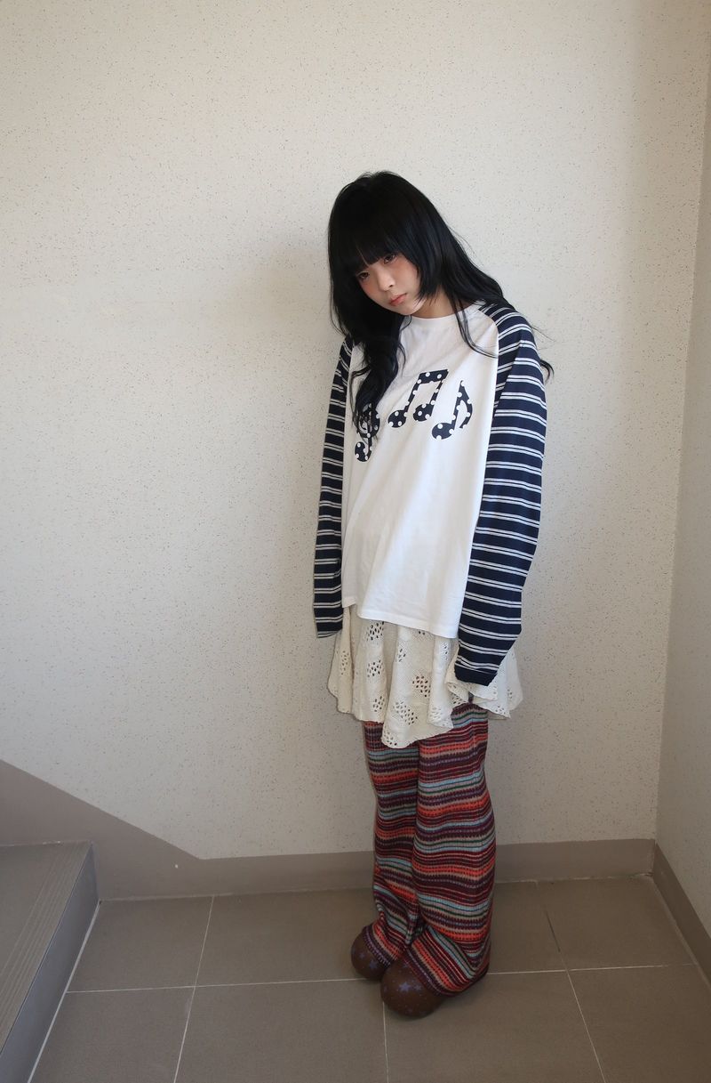 メロディラグランTシャツ