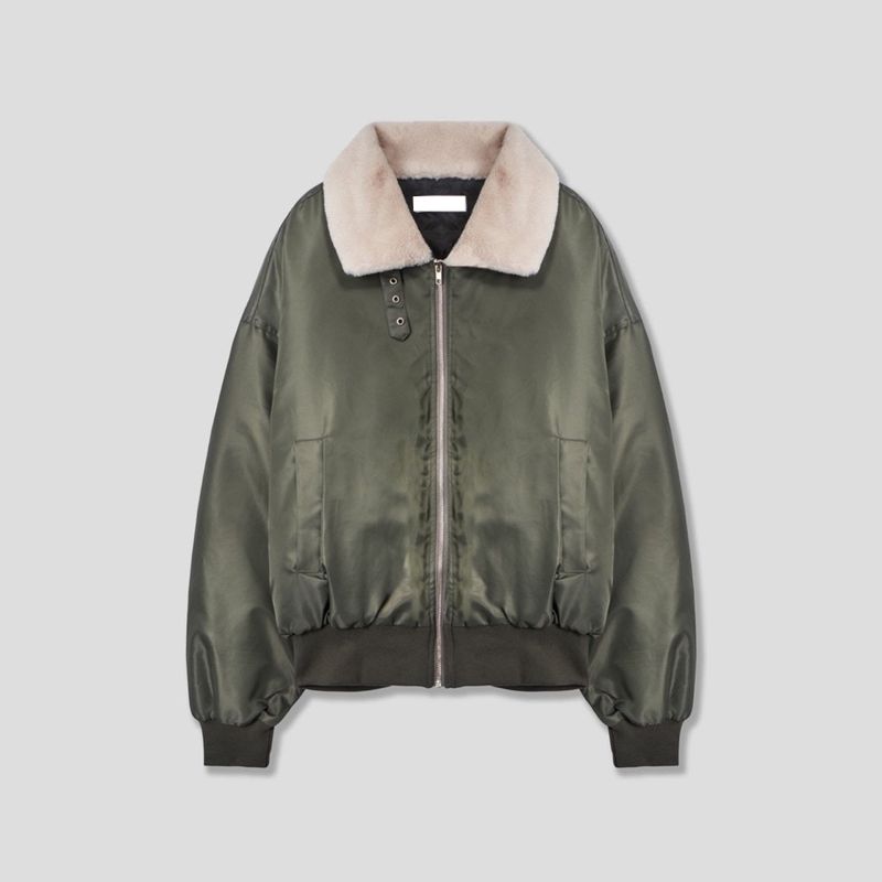 Cropped Aviator Mustang Jacket (2 colors)