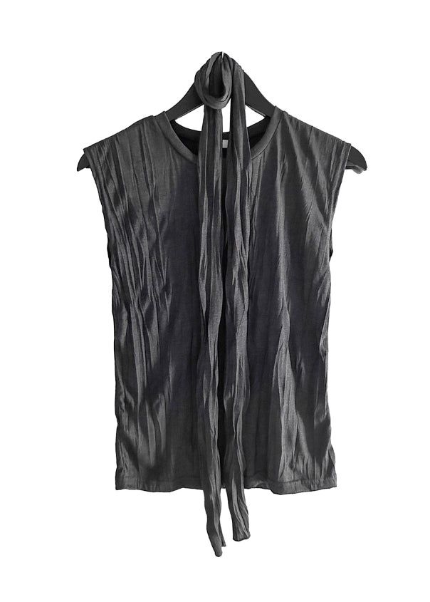 Klev Scarf Set Wrinkle Sleeveless