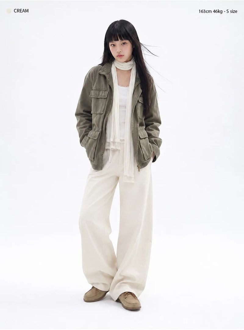 BTB : COMFY JEANS [CREAM]