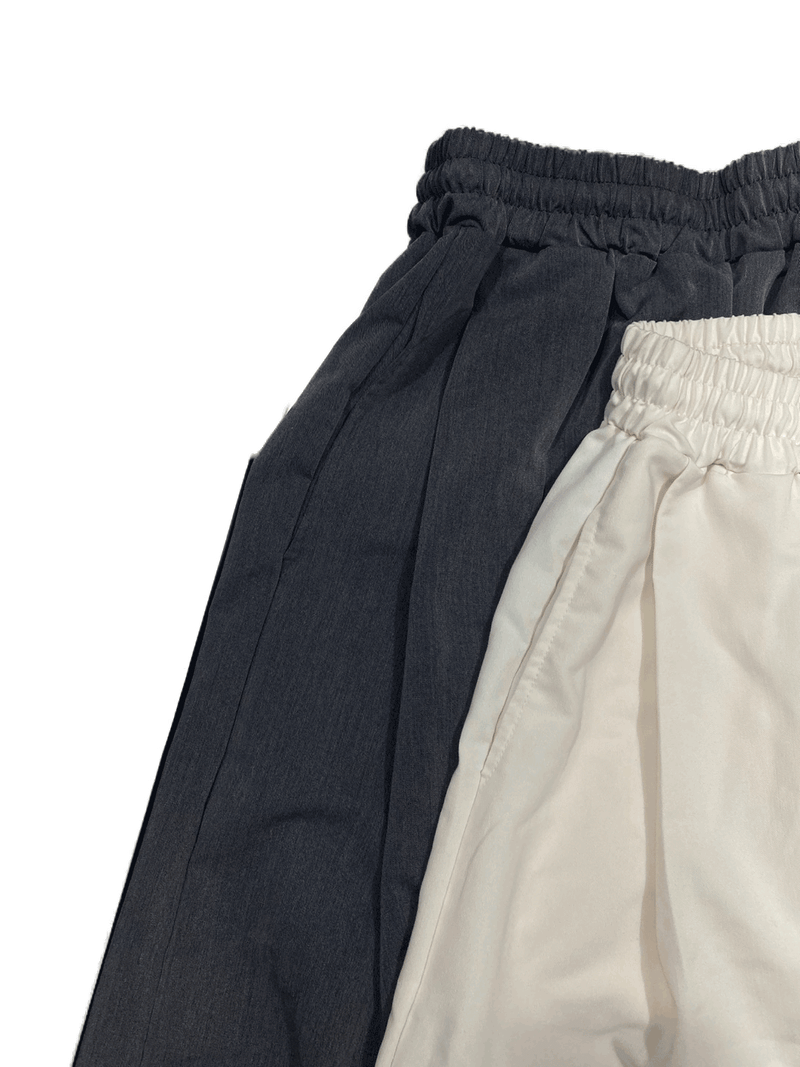 SL Wide Pintuck Bermuda Pants 3C
