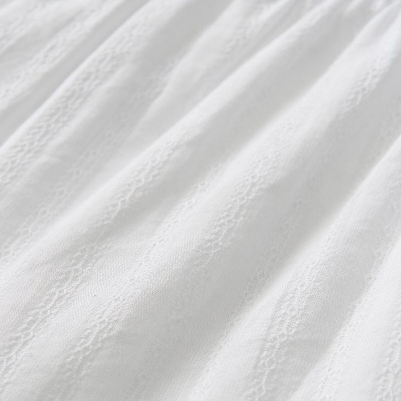 JACQUARD TIERED SKIRT (WHITE)
