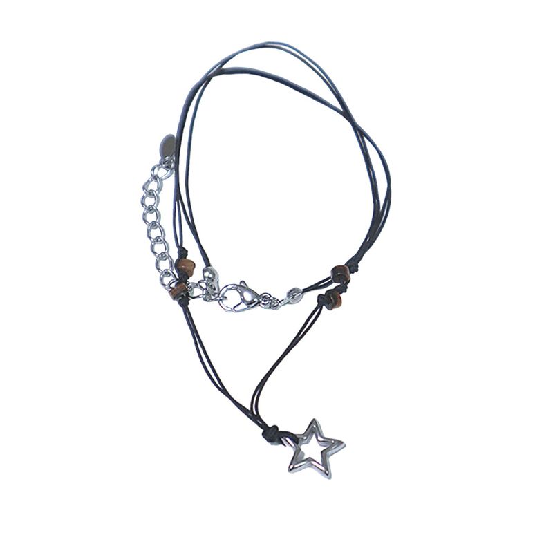 RUNARING（ルナリング）の「All surgical steel star gemstone string necklace（Accessories）」