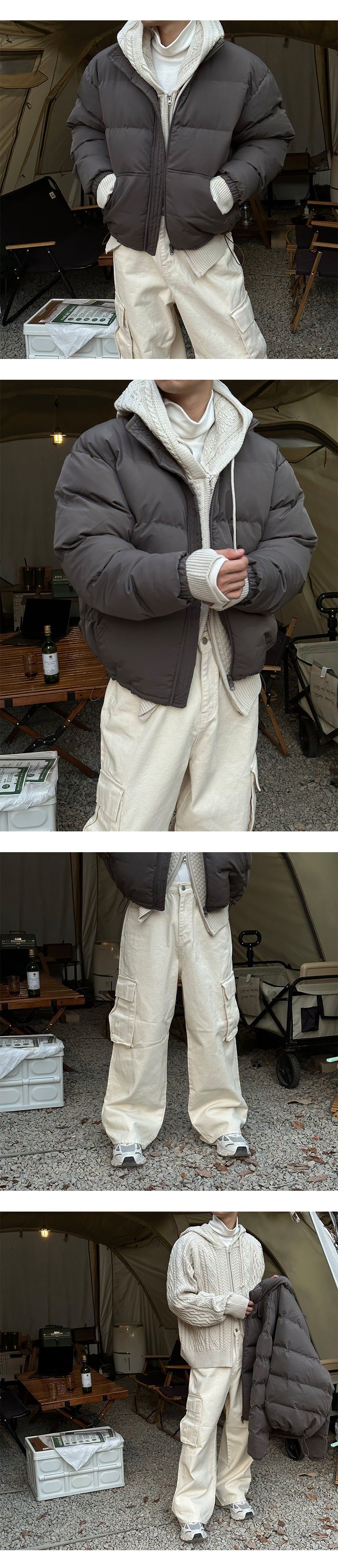  [F/W] Basic puper short padding(6color)