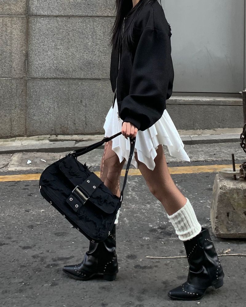 Flare cancan skirt