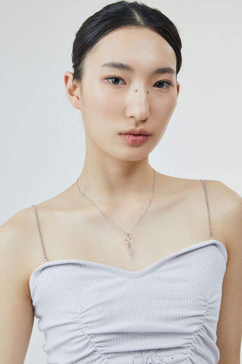Clear dew necklace