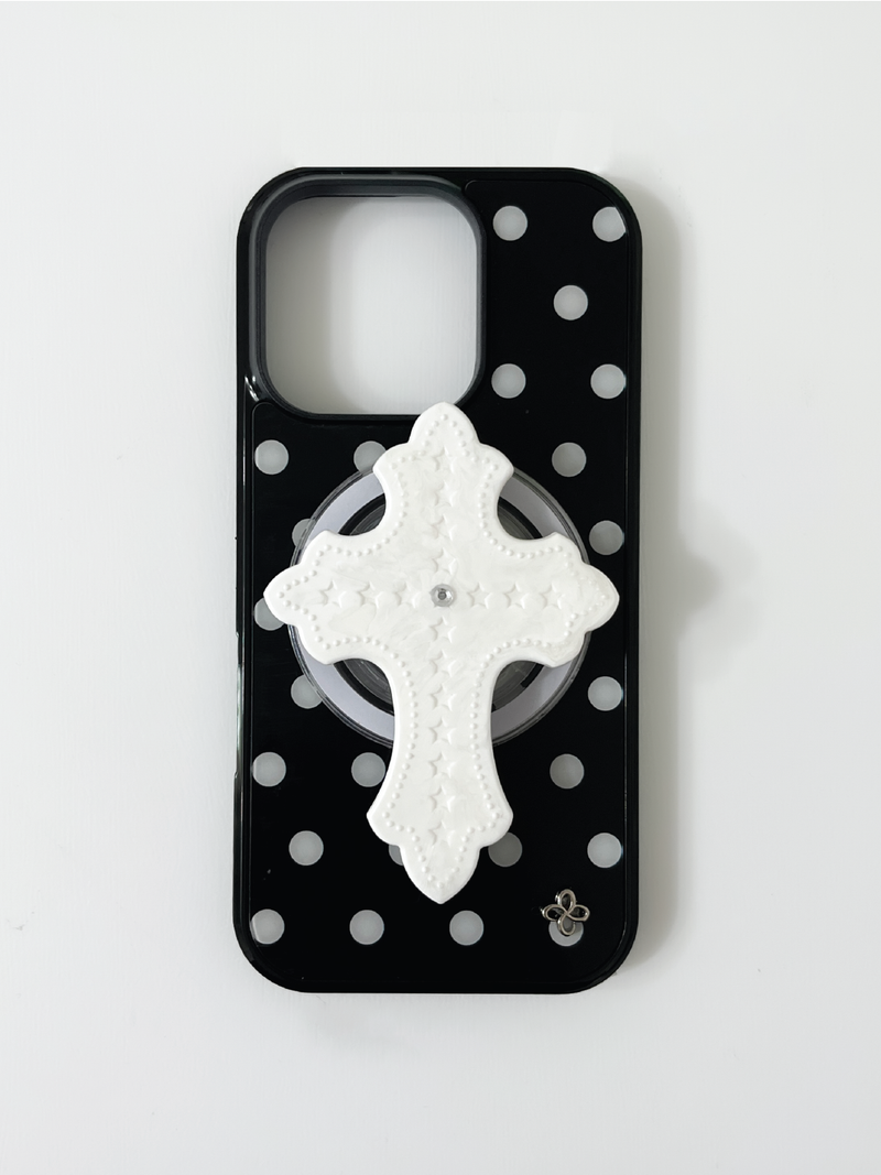 [Glass] Cookie&Cream Dot Case