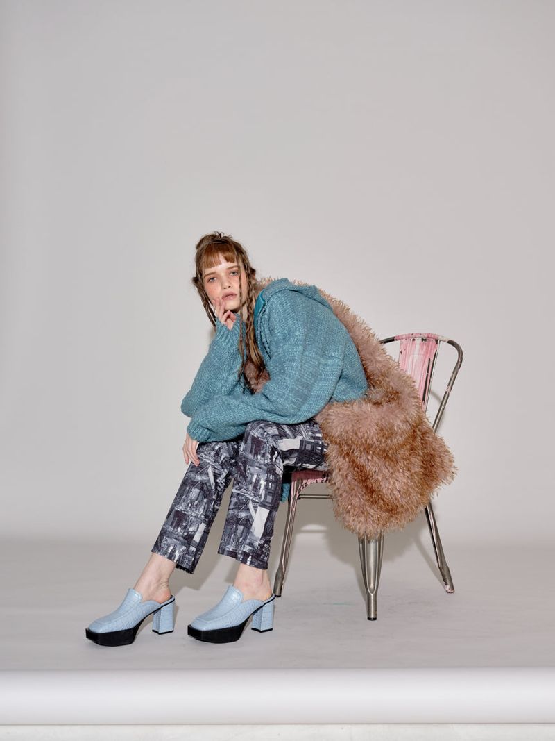 FUR BIG CROSS BAG