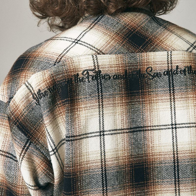 EXAMPLE BBBEAR CHECKSHIRTS