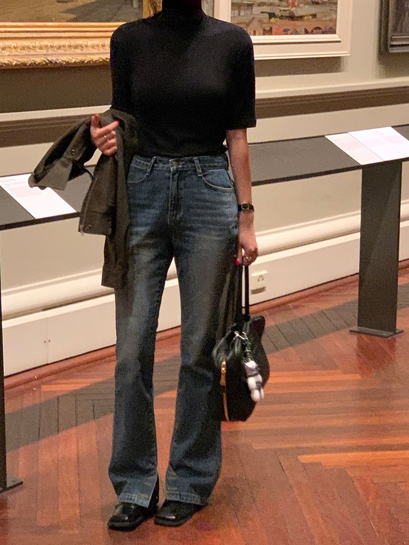 [MADE] Atte Half Turtleneck T-shirt