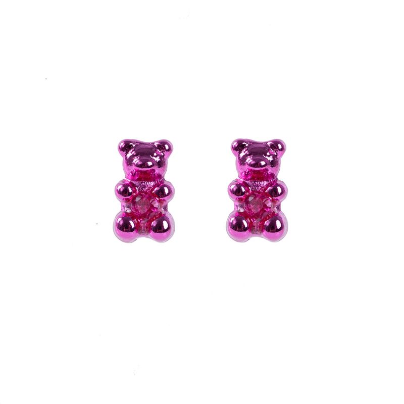 OCCHI DI LUPO(オッキ ディ ルポ)の「Petit Bear Earrings_Pink(Accessories)」