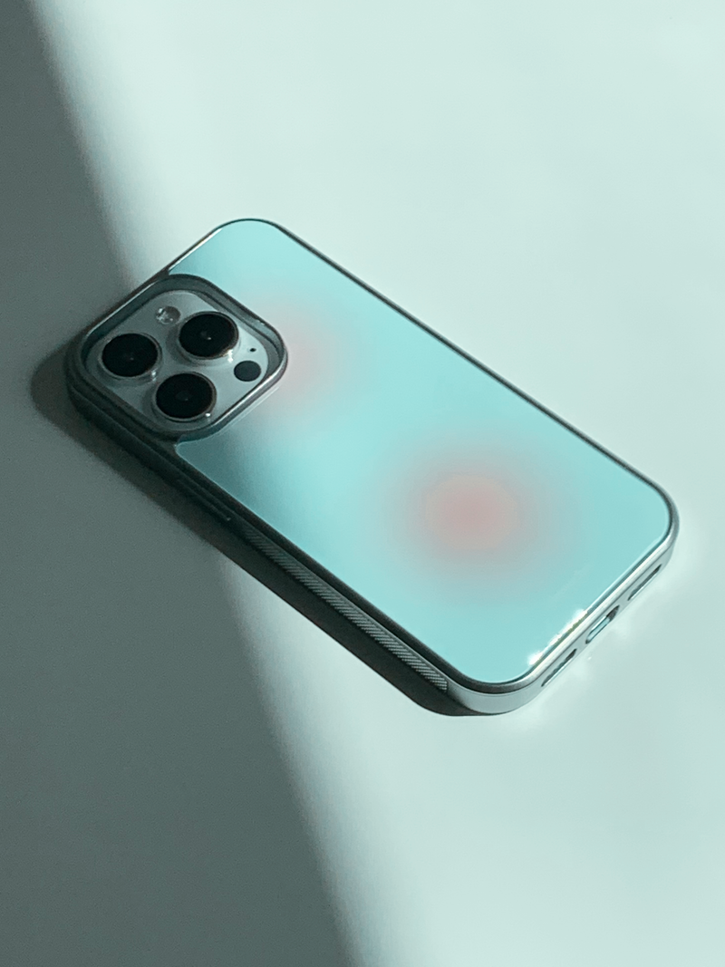 dust epoxy silver case-coral