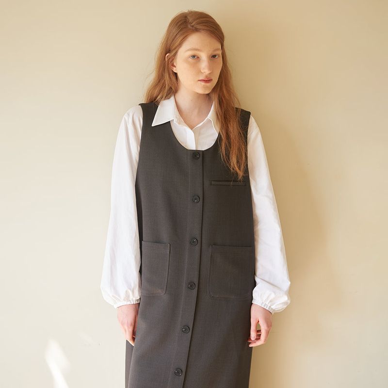 CORCA（コルカ）の「Big Pocket String Shirt White（Tops）」