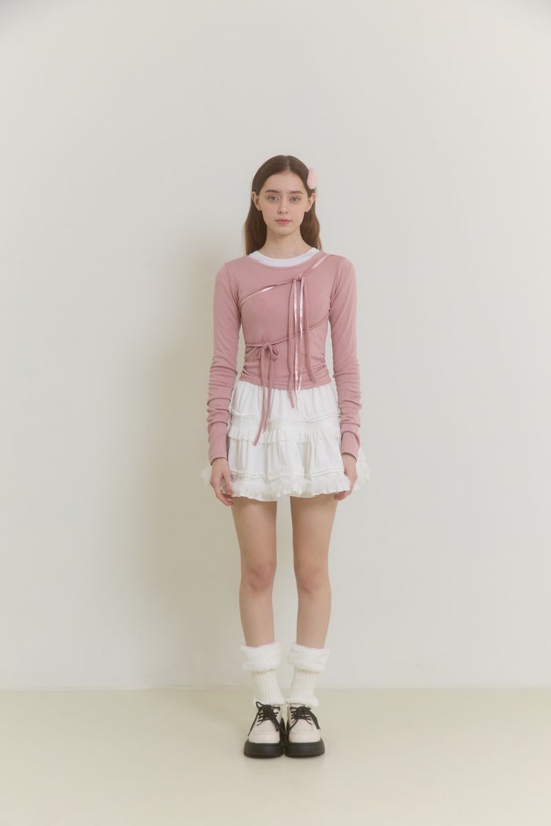 DREAMING BALLET RIBBON TOP