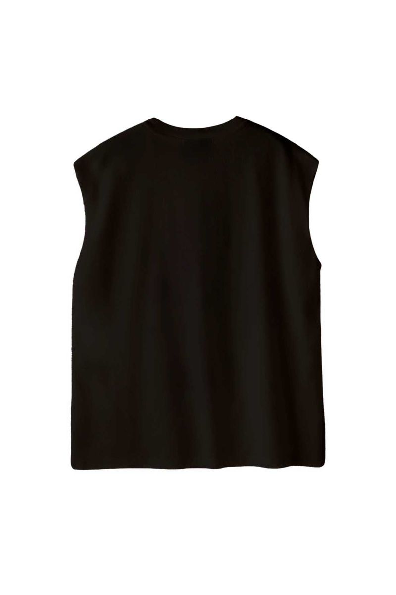 NO SLEEVE PRINT TEE