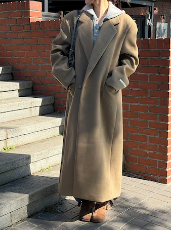 [Unisex] Max double long coat(2color)