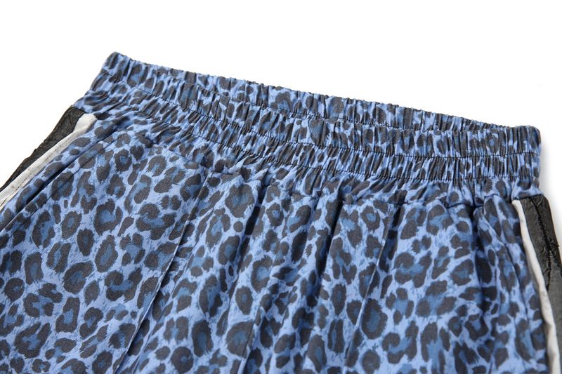 0 3 blue leopard jogger pants