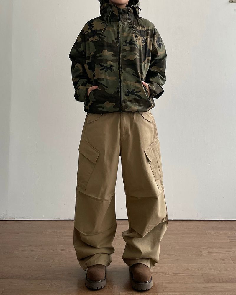 Hide Camo Windbreaker
