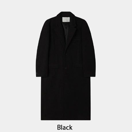 Solive Maxi Long Herringbone Single Coat