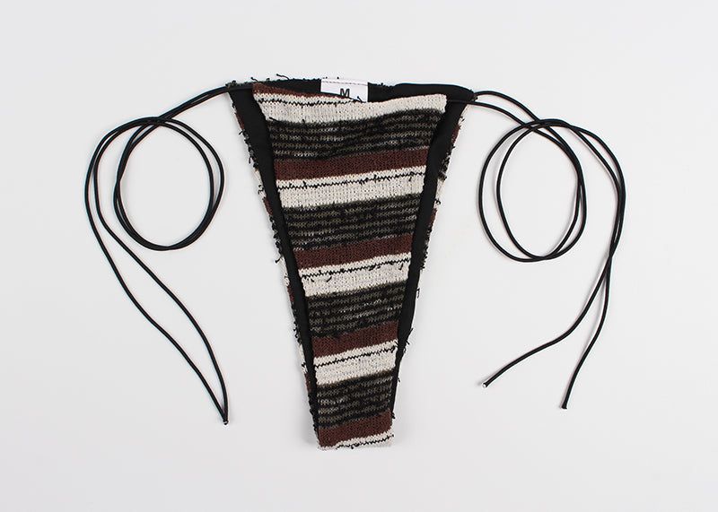 BROWN BOHEMIAN BIKINI SET