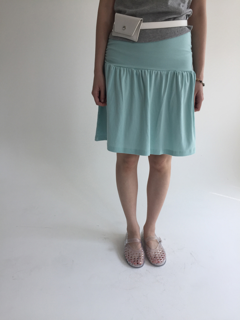 Moa Shirred Midi Skirt (4color) 