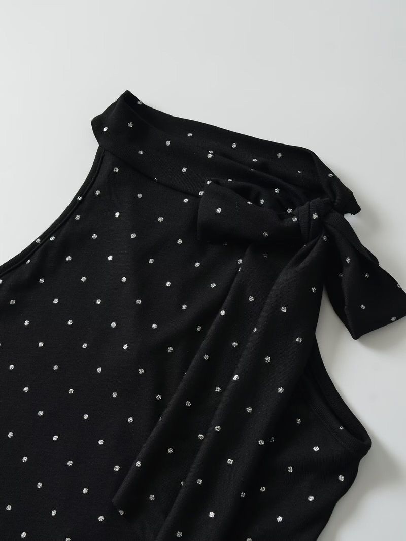 Maren Tie Neck Sleeveless Tee