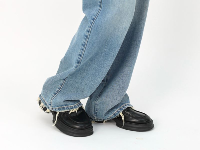 FRADE HEM SLIM WIDE DENIM code 26205