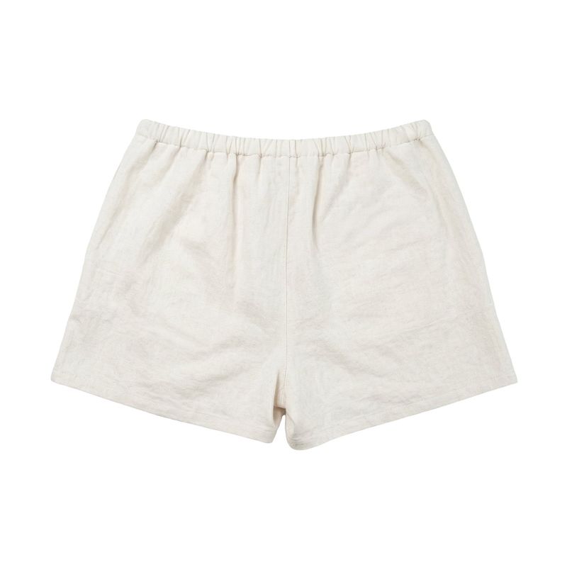 Oat Linen Shorts