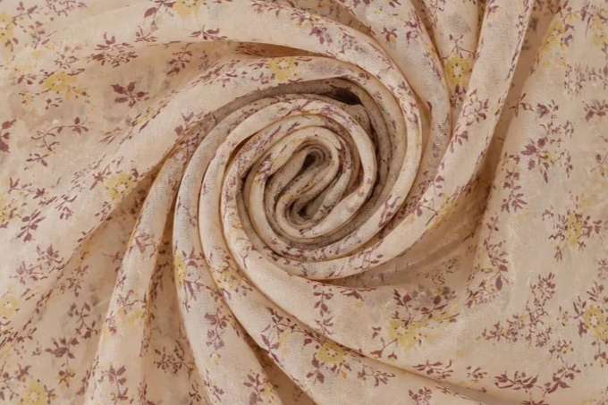BLOOMING GARDEN CHIFFON DRESS