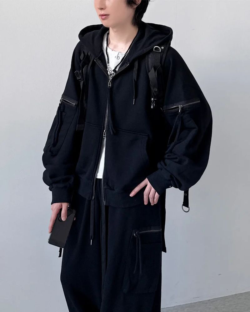 Lexia Crop Hood Zip-Up
