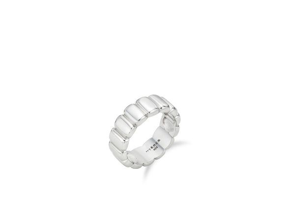 26SS★ Iceblock Silver Ring L