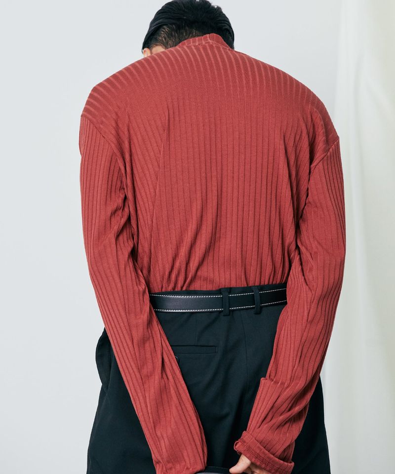 harris silky turtle neck long sleeve burgandy