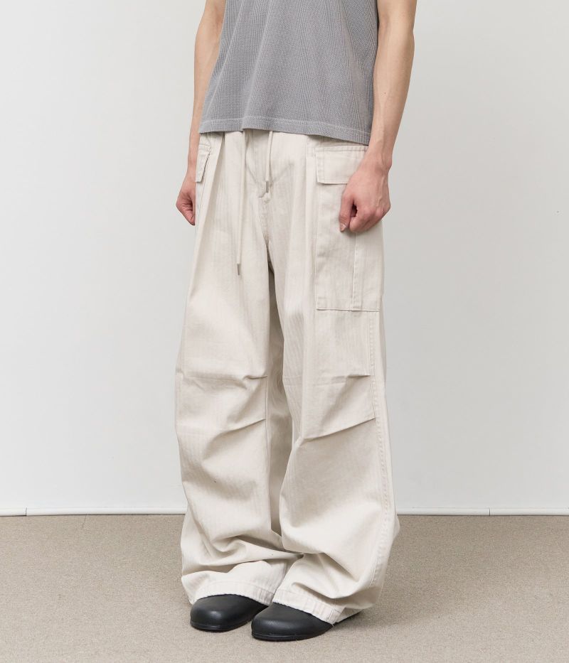 HIFIFNK（ハイファイファンク）の「Sandy Herringbone Cargo Pants（Pants）」