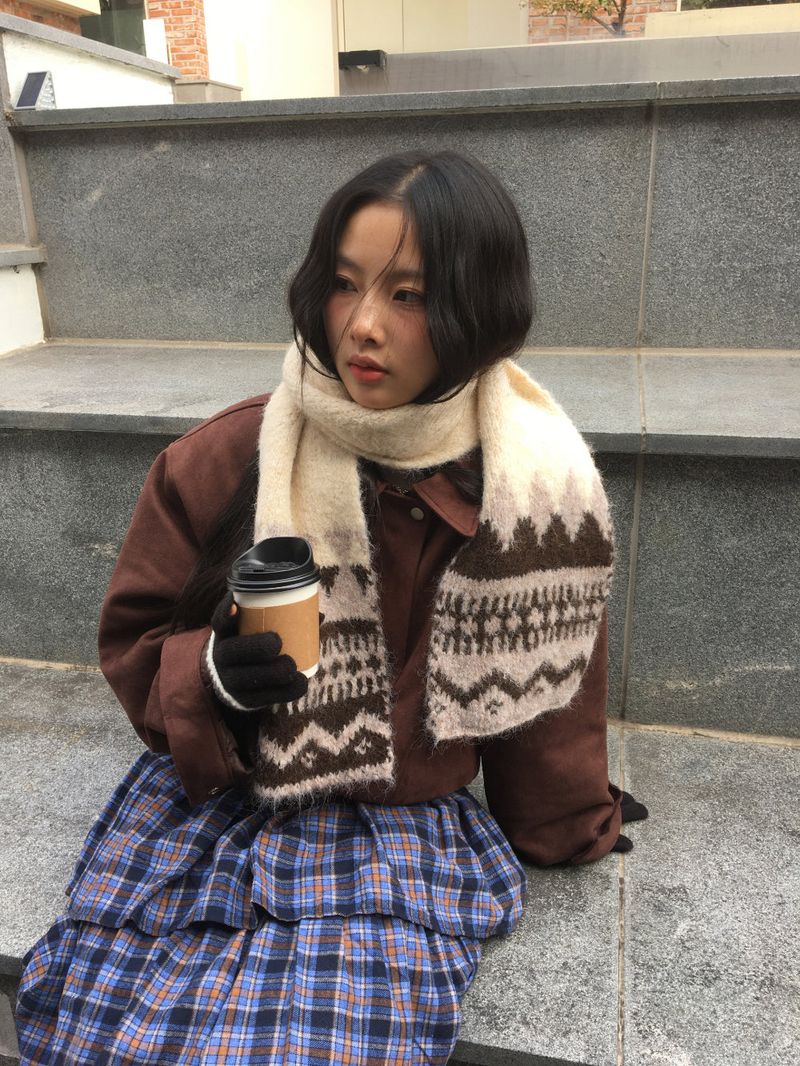 Bichobi Nordic Wool Muffler (4 Colors)