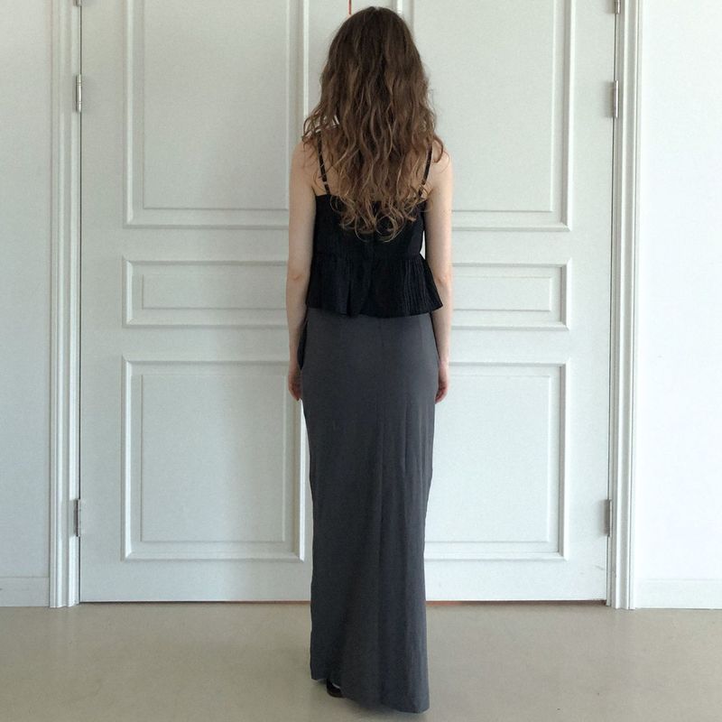 Maga sleeveless blouse (black)