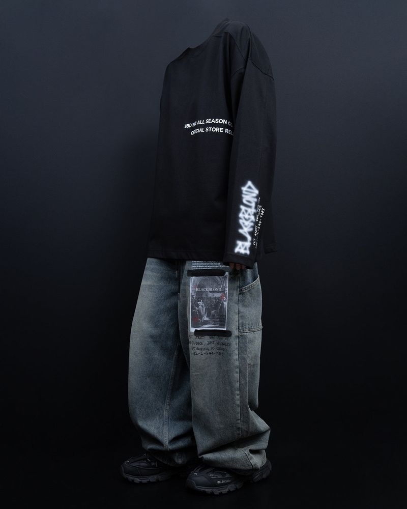 BBD 1982 ノーシンパシーロングTシャツ（ブラック）