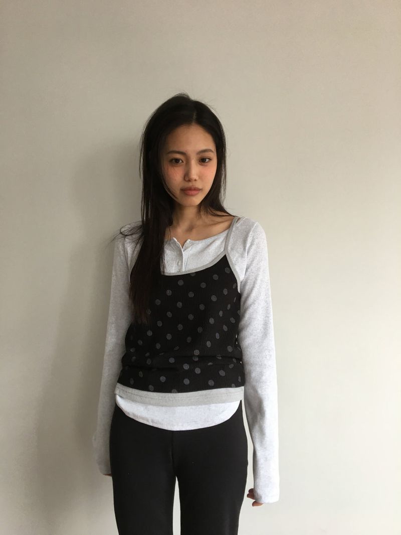 Labia Dot Sleeveless (2color)
