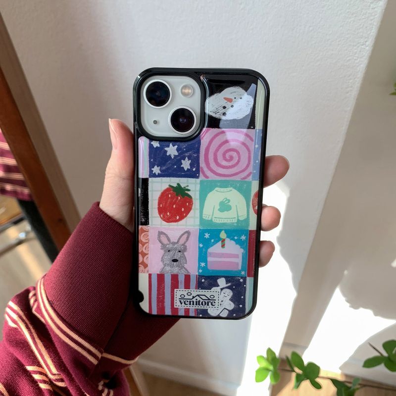 [MADE][Epoxy Bumper Case] Winter Mellow Patch Case (TYPE 1)