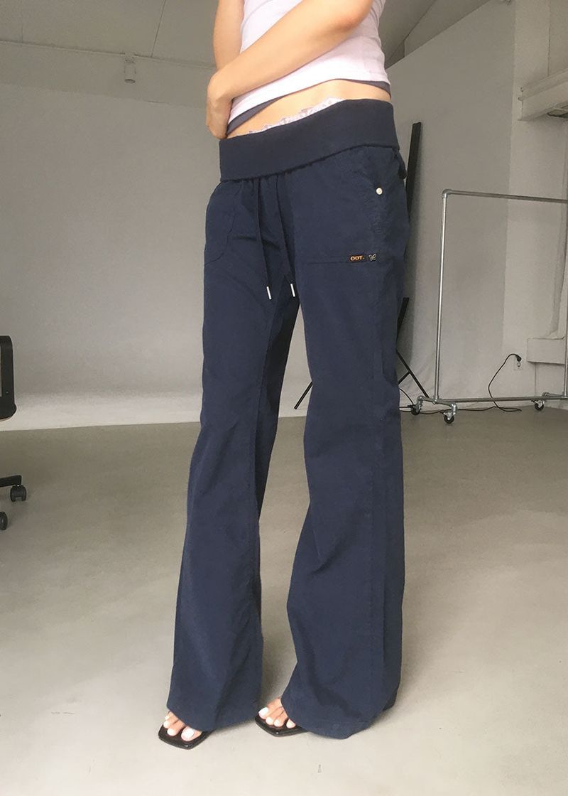 SOFT RIB BOOTS CUT PANTS