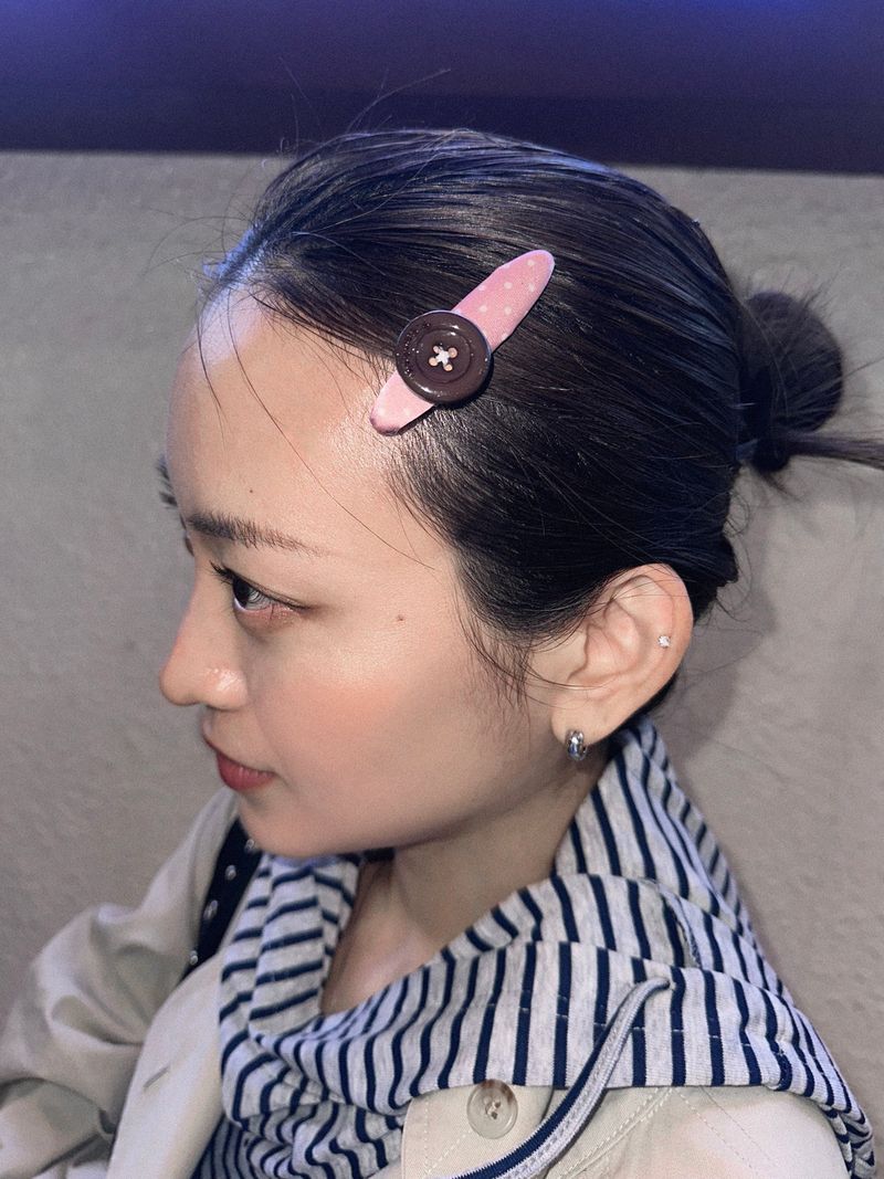 P:ReinSein（レインセイン）の「Dot button hair pin [2pcs set]（Hair Accessories）」