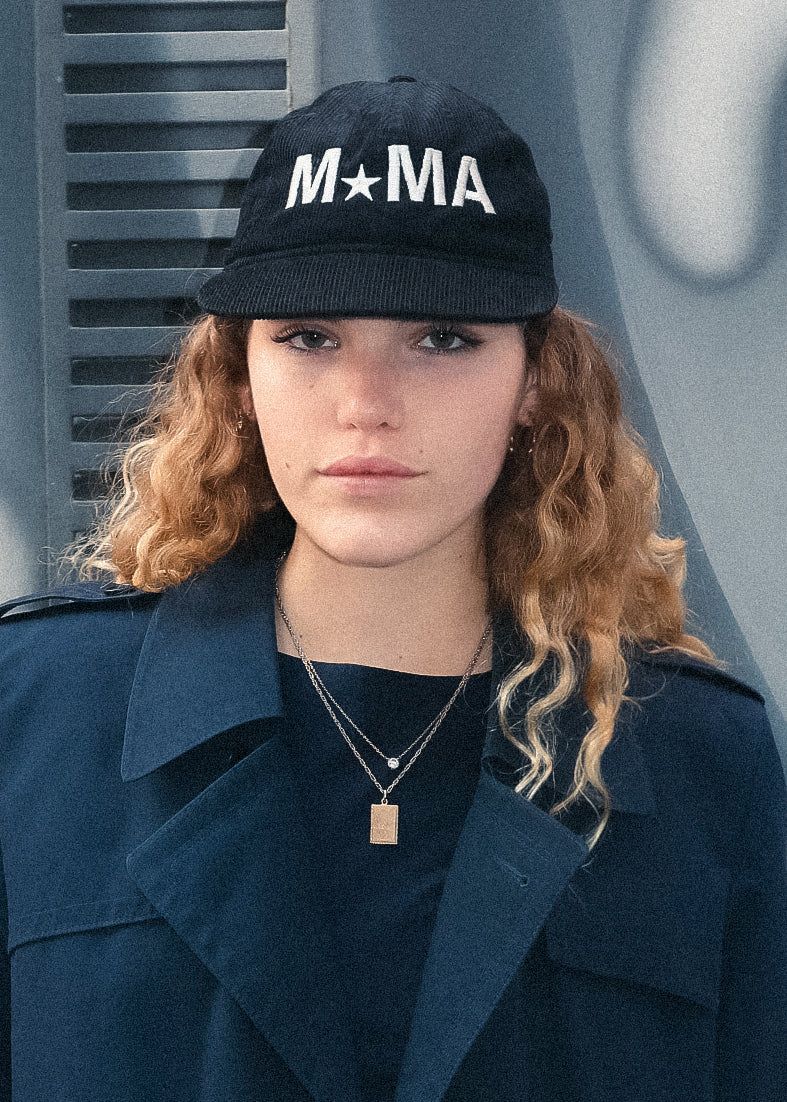  MUSEUM CORDUROY CAP BLACK
